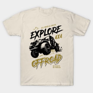 Offroad car 4x4 - Offroading - Explorer T-Shirt